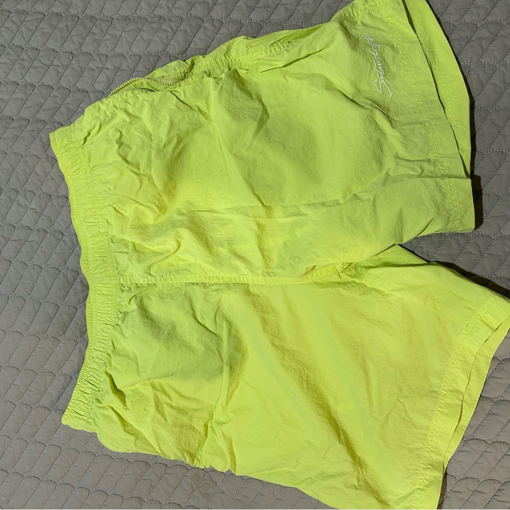 Bright Yellow Saturdays Swim Shorts